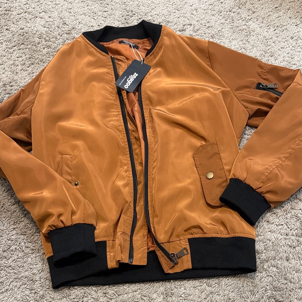 Zeagoo Copper Bomber Jacket
